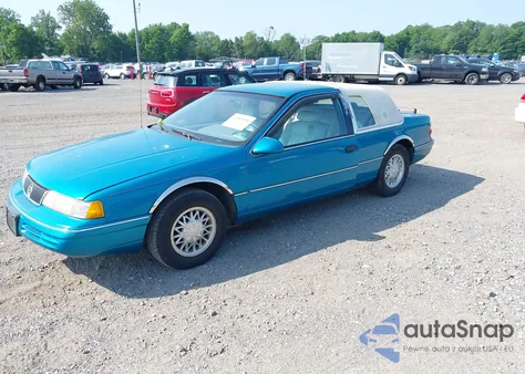 1993 Mercury Cougar Xr7 from USA, damaged, VIN 1MEPM6240PH648065